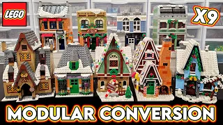 9x LEGO Winter Village Modular Buildings!