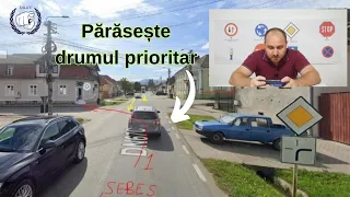 Tu Dai Prioritate de Dreapta când Părăsești Drumul Prioritar?!