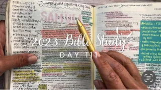 Study the Bible in One Year: Day 111 2 Samuel 1-4 | Bible study for beginners