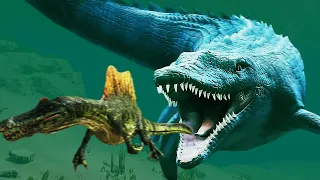 HUNTING DINOSAURS as NEW MOSASAURUS in Path of Titans