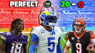 Can a Team of 99 Overalls Finish with a Perfect 20-0 Record?