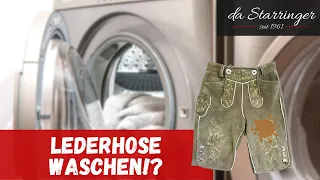 Wie wasche ich meine Lederhose? DIY Lederhosenwäsche Tutorial