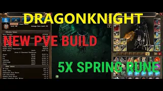 DRAGONKNIGHT 🔥NEW ENDGAME BUILDS 🔥WITH 5X CONCENTRATED SPRING RUNES!! 🔥🔥🔥 | Drakensang Online