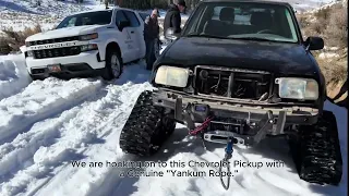 Snow Recovery in Red Creek Utah!