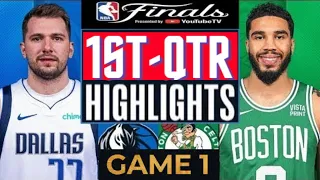 Boston Celtics vs. Dallas Mavericks - Game 1 Highlights HD 1st-QTR | June 6 | 2024 NBA Finals