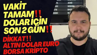 UYARIYORUM‼️Dolar İçin Son 2 Gün Dikkat‼️Altın Yorumları.Borsa Yorumları.Dolar Yorumları.Gümüş.ons