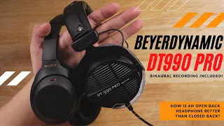 How is an Open Back Headphone better than a Closed Back headphone - A Beyerdynamic DT990Pro Review