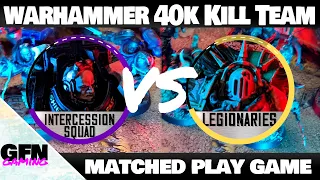 Intercession Squad VS Chaos Legionaries / Warhammer 40k Kill Team Battle Report