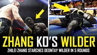 DEONTAY WILDER GETS KNOCKED OUT BY ZHILEI ZHANG!!! POST FIGHT REVIEW (NO FOOTAGE)