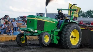 Tractor Pull 2023: King Of The Hill Farm Stock Tractors. Flora, IN.