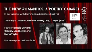 The New Romantics: A Poetry Cabaret