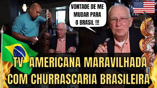 Apresentador Americano Maravilhado Com Churrascaria Brasileira Nos EUA