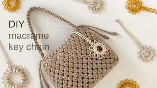 DIY | macrame key chain | 마크라메 키 체인