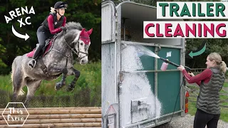Trailer Cleaning + Arena Cross Country Ride with Me! | This Esme