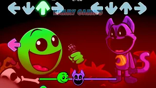 FNF Geometry Dash 2.2 vs Smiling Critters ALL PHASES Sings Defeat | Fire In The Hole FNF Mods