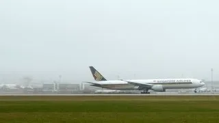 MISSED LANDING Singapore Airlines B777-312ER Munich Airport