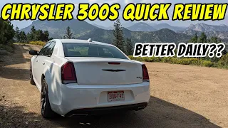 2021 Chrysler 300S V6 Review - Is This A Better Daily Driver Than The Manual Hellcat Challenger??