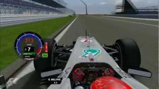 rFactor F1 2012 Bahrain Onboard Practice 2 Treino Livre Lap Driver virtual Eder Belone