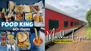 FOOD King of Indian Railways | Mandovi Express Journey | Beauty of Konkan