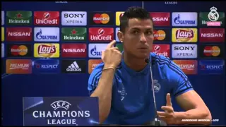 Rueda de prensa | Cristiano Ronaldo | Roma | UCL