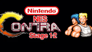 Contra Stage 1-2 Nintendo NES