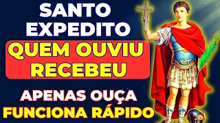 🙌SANTO EXPEDITO | Quem ouviu essa Oração TEVE a SUA CAUSA URGENTE ATENDIDA🙏