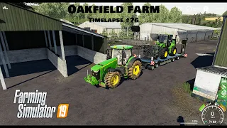 New wheel loaders, selling wool, harvesting wheat & corn | Oakfield farm | FS19 TimeLapse #76