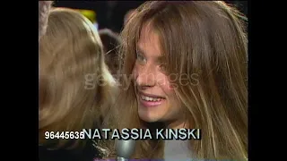 1980s Nastassja Kinski being interviewed