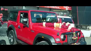 🚗New mahindra thar delivery cinematic video / present by @sai_ekvira_creation..#thar