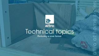 Altro technical topics: Reducing a cove former