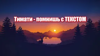 Тимати - помнишь с ТЕКСТОМ 💥💣💣lyrics