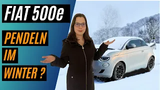 Fiat 500e: Mit dem Elektroauto im Winter pendeln? Erfahrungen und Probleme