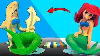 Unrequited love ❤️ Scary Little Mermaid in the Twilight Layer 😱 Sculpt figures from plasticine