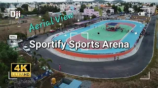 4K Drone View | Sportify Sports Arena Full Video | Roller Skating Academy #djidrone #rollerskating
