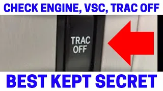 (Part 6) How To Fix Check Engine, VSC, Trac Off Warning Lights On