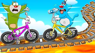 Roblox Most Extreme Cycle Race Between Two Brothers Oggy And Jack | Rock Indian Gamer |