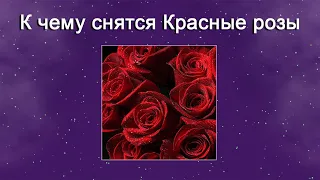 К чему снятся Красные розы – толкование сна по Соннику