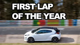 First Nurburgring lap of the year with the Toyota GR Yaris [POV]