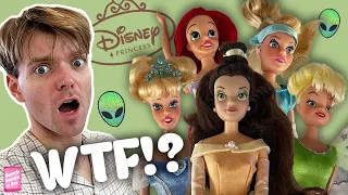 So many Ugly OFF-MODEL Disney Princess dolls!