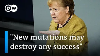 Angela Merkel warns of coronavirus mutations and defends lockdown extension | DW News