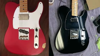 How to Refinish a guitar with rattle can spray paint [re-upload]
