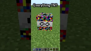 Minecraft but More TNT 🙂 #Shorts