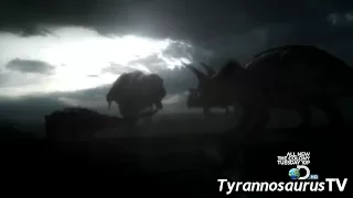 T. REX vs. Triceratops and Ankylosaurus