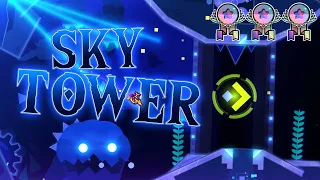 "Sky Tower" (Demon) by Rafer {All Coins} | Geometry Dash 2.11