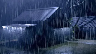 Stop Overthinking & Sleep Instantly with Heavy Rain & Epic Thunder Sounds - Tropical Thunderstorm #2
