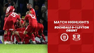 MATCH HIGHLIGHTS : Rochdale 0-1 Leyton Orient