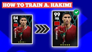 How To Train A. Hakimi Messi pack card || efootball 2024 Mobile