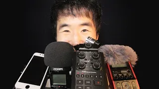 One Minute ASMR with Various Microphones