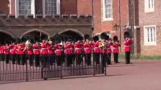 Changing the Guard:  Band of the Grenadier Guards: St.James Palace,  April 16,2015