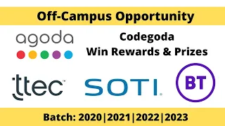 OFF-CAMPUS HIRING || Batch-2020 | 2021| 2022 | 2023